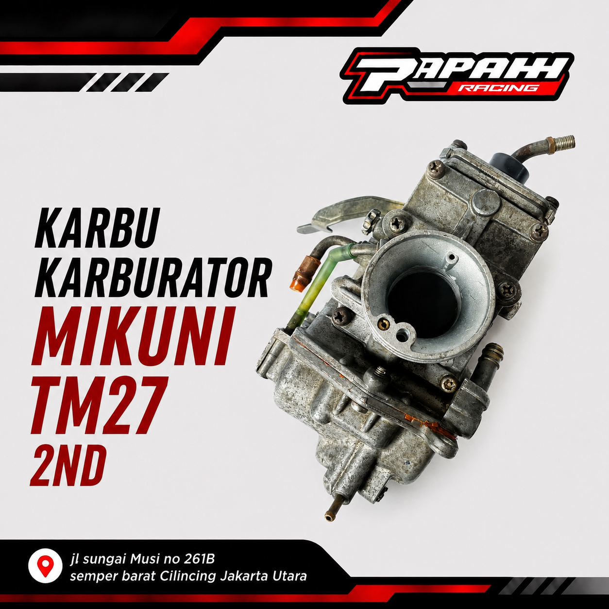 KARBU KARBURATOR MIKUNI TM27 2ND
